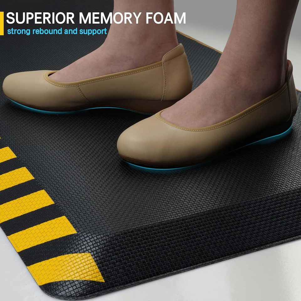 anti Fatigue Mat Industrial, Ergonomic Standing Floor Mat for Work for Stand -Sa