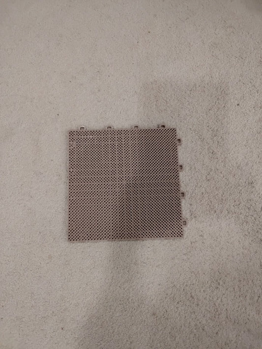 interlocking garage floor tiles, New. 12x12,slightly Less Than Half Inch Thick